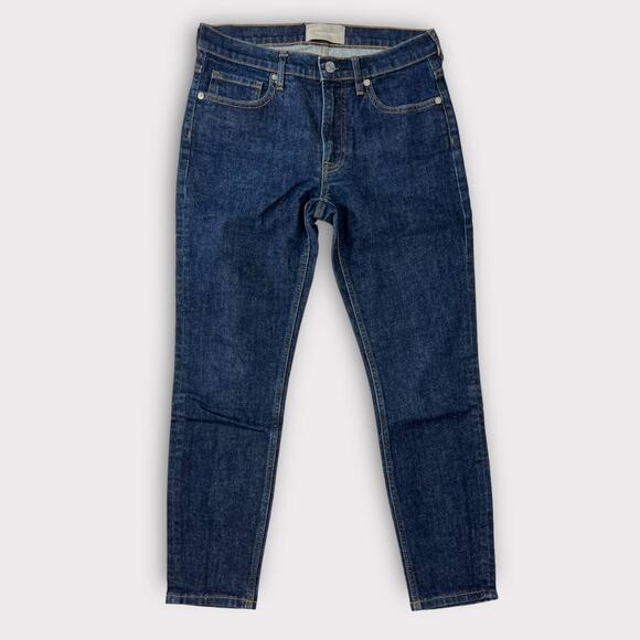 Everlane The Mid-Rise Skinny Jeans Dark Rinse 27 Ankle - Picture 2 of 7